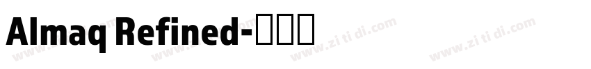 Almaq Refined字体转换